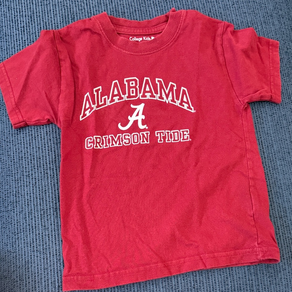 Alabama Crimson Tide Kids Short Sleeve Tee - Red